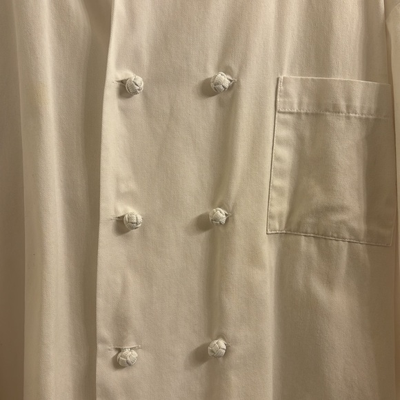Bordeaux Chef Coat chef works brand size large unisex white pristine condition - Picture 3 of 8